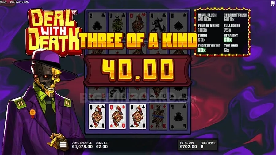 Person holding a mobile phone playing a casino game